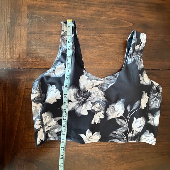 Skechers Gosculpt Magnolia Dreams Padded Sports Bra Black Floral, Size XL - Picture 8 of 9